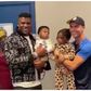 In a viral video on social media, Ngannou and his children met with Ronaldo.