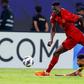Michael Olunga in action for Al Duhail in the Asian Champions League against Al-Nassr.