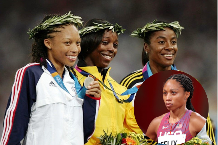Allyson Felix reveals disappointment losing to Jamaica's Veronica Campbell-Brown at Athens 2004 Olympic Games