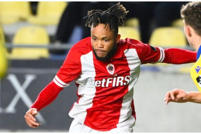 Chidera Ejuke in action for Royal Antwerp.