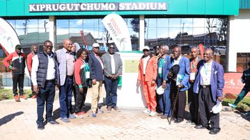 Renamed stadium officially unveiled by Sports CS Ababu Namwamba