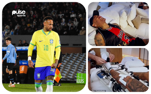 Video: Neymar screaming in pain as he put in work to recover from ACL injury