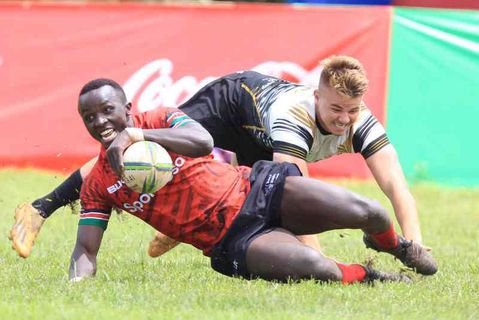 Brian Mutugi determined to become a permanent fixture for Shujaa after dream debut at Safari Sevens