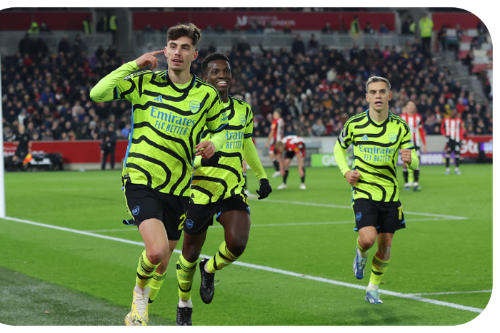 Kai Havertz scores Arsenal's winner