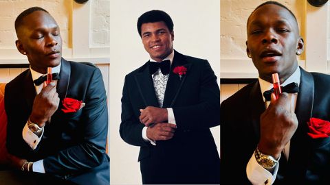 Israel Adesanya and Muhammad Ali: Nigerian Stylebender shows off style at wedding