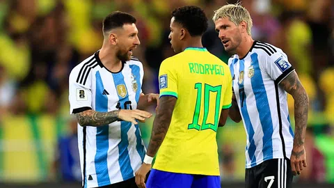 Lionel Messi attacked on Instagram by Rodrygo's father after clash with Real Madrid star