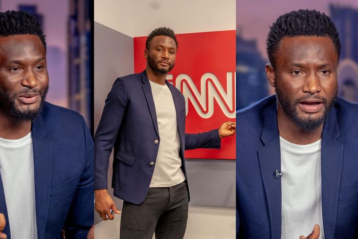 Mikel Obi has taken to social media to reveal he has been on cable network CNN.