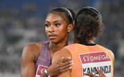 Masai Russell celebrates huge milestone off the track after Olympic success