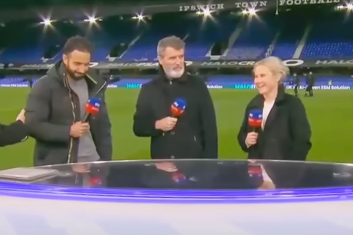 See what Ed Sheeran said about clashing with Ruben Amorim during the interview after Manchester United's draw at Ipswich.
