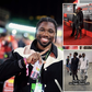 Lovebirds Noah Lyles and Junelle Bromfield make perfect red carpet couple entrance at Las Vegas Grand Prix