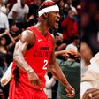 In the NBA, Pogba was on the sidelines as Jimmy Butler carried the Heat past Mavs.