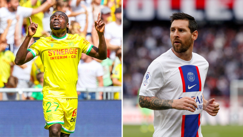 Moses Simon and Lionel Messi are among the most dangerous passers in Ligue 1