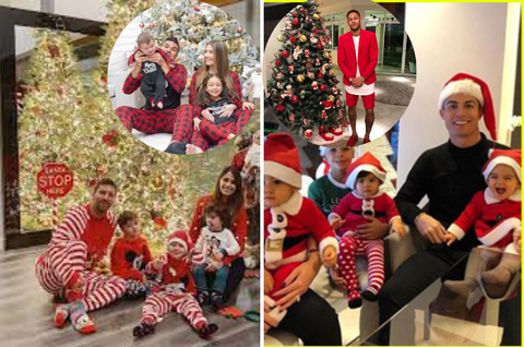 Ronaldo, Messi lead players with the best Christmas post