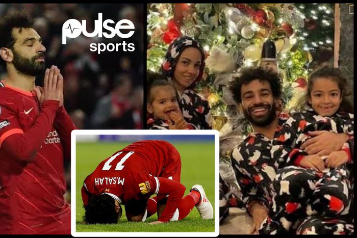 Mo Salah's Christmas Photo