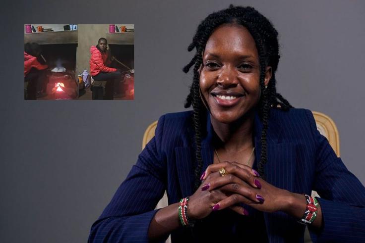 Superwoman Faith Kipyegon shows off her traditional ugali cooking skills [VIDEO]