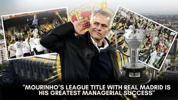 Mourinho’s league title with Real Madrid is his magnum opus