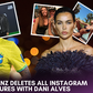 Dani Alves' wife deletes all images of herself and husband from Instagram amid sexual assualt allegations