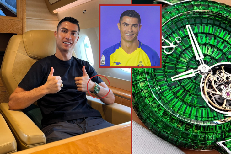 Cristiano Ronaldo spotted rocking ‘Caviar Flying Tourbillon’ watch covered with 388 gemstones and worth over N567,000,000