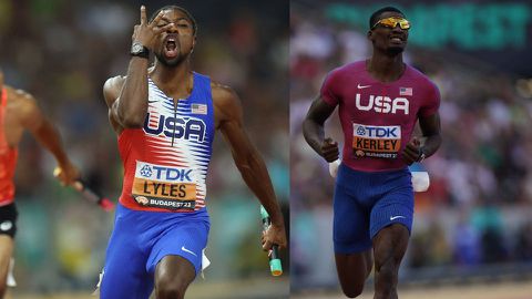 Fred Kerley itching for 60m debut against Noah Lyles