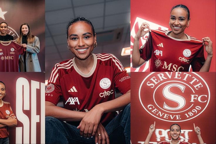 The most beautiful Super Falcons of Nigeria star, Onyinyechi Salome Zogg, joins Servette FCCF. Credit - Servette FCCF