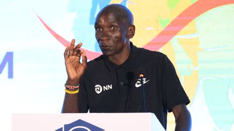 Eliud Kipchoge's moving speech to the 50 beneficiaries of KCB's program