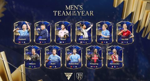 EA FC 24: Haaland, Mbappé , Messi headline Team Of The Year