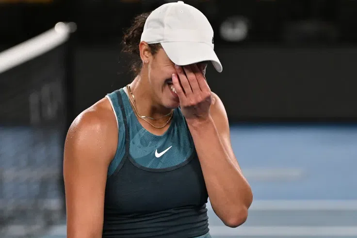 Madison Keys weeps as she equals Serena Williams record that stood for 20 years