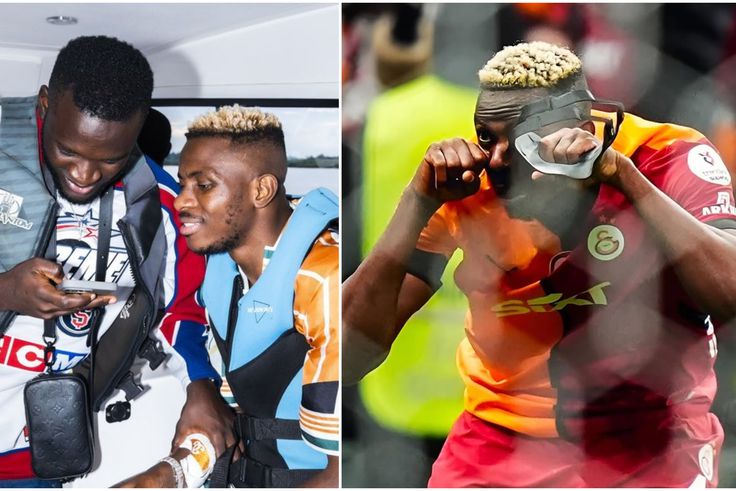 Good friends: Victor Boniface and Osimhen.