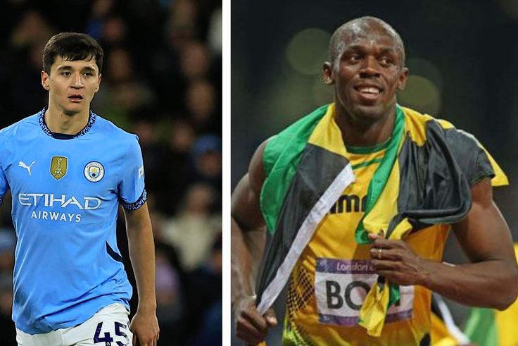 Abdukodir Khusanov: Is Manchester City's new signing rivaling Usain Bolt's record-breaking speed?