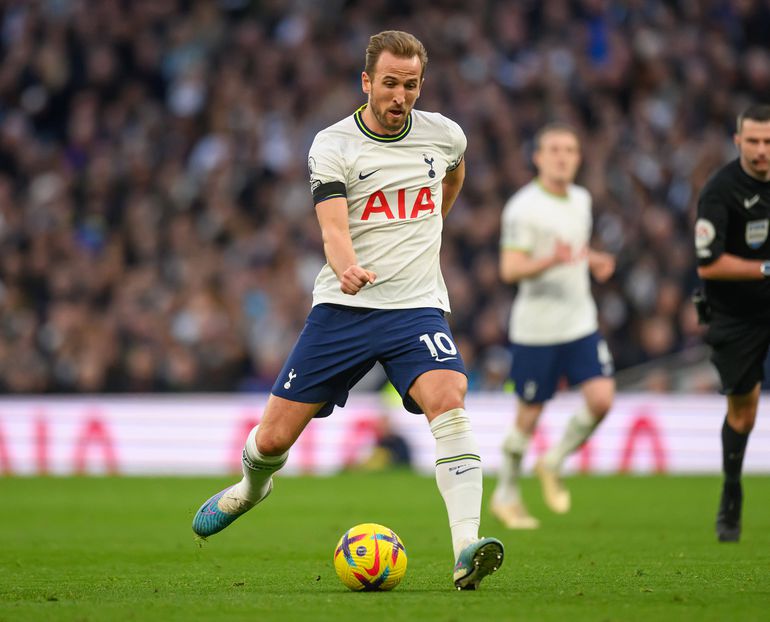 Harry Kane in action for Tottenham