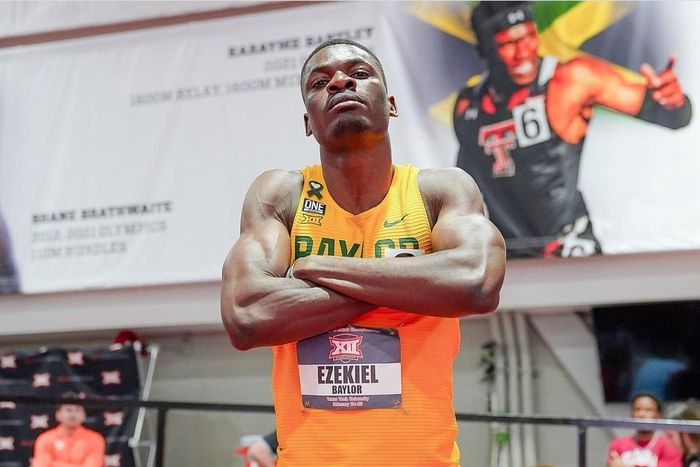 Ezekiel Nathaniel secures world championships ticket at BIG 12 Championships