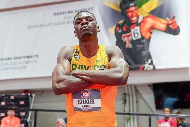 Ezekiel Nathaniel secures world championships ticket at BIG 12 Championships