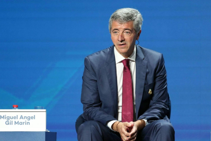 Atletico Madrid's CEO, Angel Miguel Angel Gil Marin