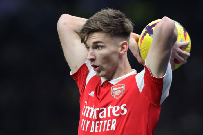 Arsenal left-back Kieran Tierney