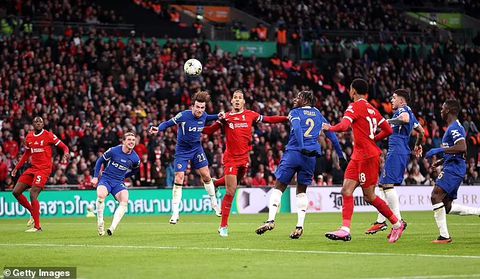 Van Dijk goal disallowed against Chelsea || Getty