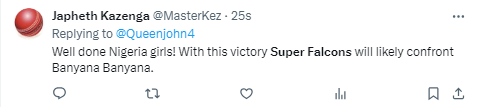 After the Super Falcons' 1-0 win against Cameroon, Nigerians want the team to do better if they are to qualify for the Olympic Games.
