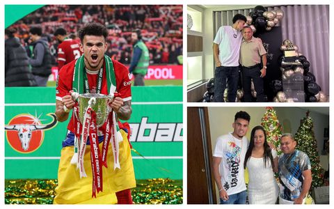 Luiz Diaz dedicates Carabao Cup triumph to parents, insists it's 'special to celebrate' with them after kidnapping incident in Colombia