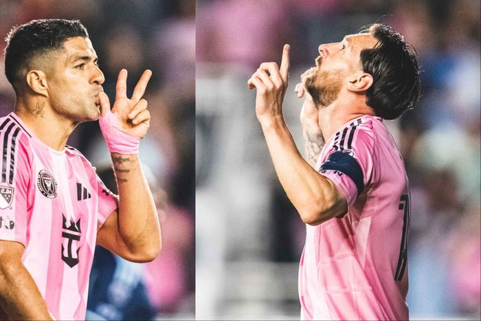 Lionel Messi and Luis Suarez both scored as Inter Miami recorded a 3-1 win against Kansas City in a Concacaf Champions Cup clash.