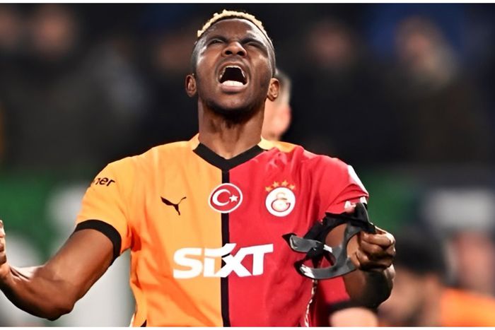 Nigeria's Victor Osimhen at Galatasaray.