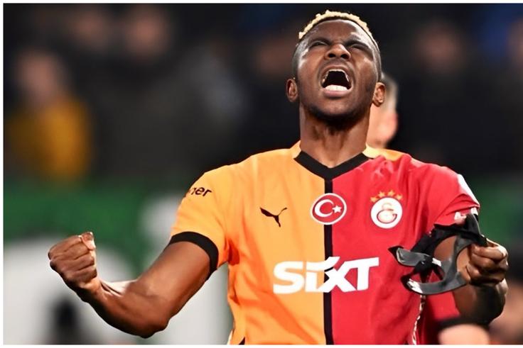 Nigeria's Victor Osimhen at Galatasaray.