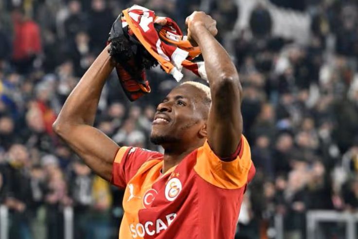 Osimhen scores in Champions League against Juve || Imago