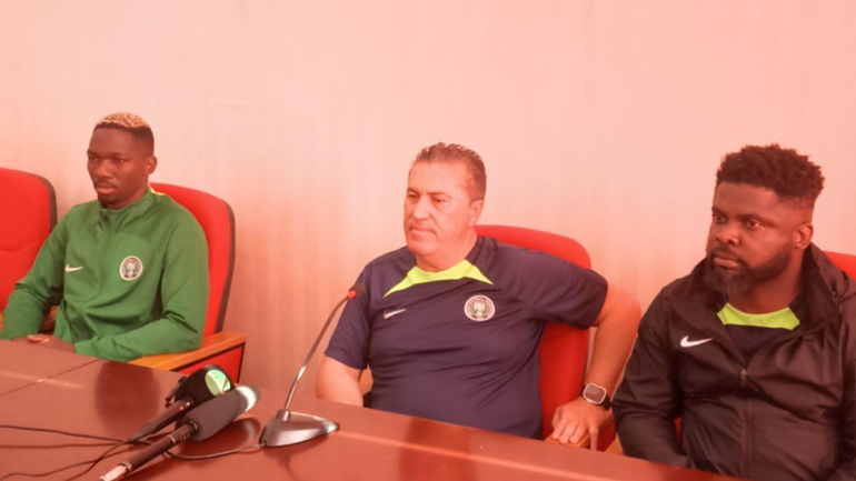 Super Eagles press conference in Guinea-Bissau