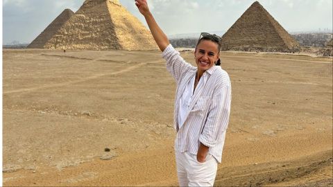 Ashleigh Plumptre: Super Falcons star details Arab Pyramid adventures