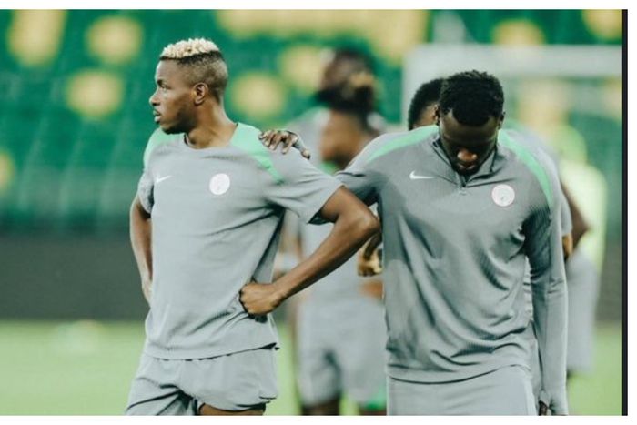 Osimhen and Boniface get back together