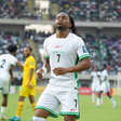 Ademola Lookman of Nigeria during the Men FIFA World Cup, WM, Weltmeisterschaft, Fussball qualifiers match between Nigeria and Zimbabwe at Godswill Akpabio International Stadium on March 24, 2025 in Uyo, Nigeria. Photo by Victor Ihechi