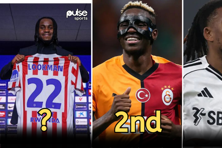 Osimhen, Lookman, and the top 10 best in-form Nigerian players in the 2025/2026 Season)