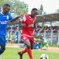 David Odhiambo and Duke Abuya contesting for the ball.