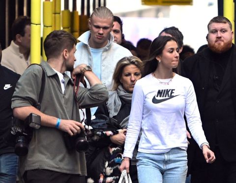 Erling Haaland his girlfriend Isabel Haugseng