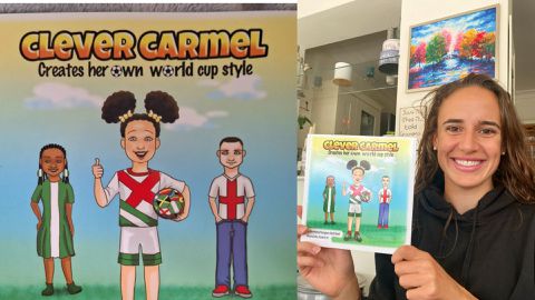 Super Falcons star Ashleigh Plumptre shows off kids book celebrating Nigerian and England identity