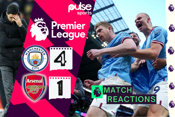 Manchester City 4-1 Arsenal: Match Reactions